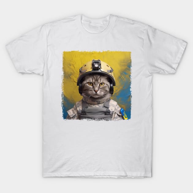 Ukraine cat T-Shirt by Evgeny